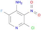 2-Chloro-5-fluoro-3-nitro-4-pyridinaMine