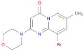 4H-Pyrido[1,2-a]pyrimidin-4-one, 9-bromo-7-methyl-2-(4-morpholinyl)-