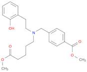 Benzoic acid,4-[[[2-(2-hydroxyphenyl)ethyl](5-Methoxy-5-oxopentyl)aMino]Methyl]-, Methyl ester