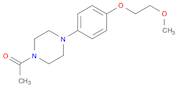 Ethanone, 1-[4-[4-(2-Methoxyethoxy)phenyl]-1-piperazinyl]-