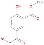 Benzoic acid, 5-(2-broMoacetyl)-2-hydroxy-, Methyl ester