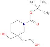 1-Piperidinecarboxylic acid, 3-(2-hydroxyethyl)-3-(hydroxyMethyl)-, 1,1-diMethylethyl ester