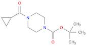 tert-butyl 4-(cyclopropylcarbonyl)-1-piperazinecarboxylate