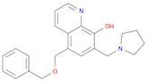 5-[(Benzyloxy)methyl]-7-(1-pyrrolidinylmethyl)-8-quinolinol