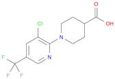 1-(3-Chloro-5-(trifluoromethyl)pyridin-2-yl)piperidine-4-carboxylic acid