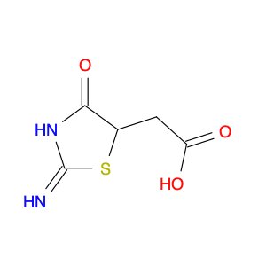 (2-Imino-4-oxo-1,3-thiazolidin-5-yl)acetic Acid