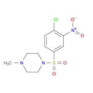 1-((4-Chloro-3-nitrophenyl)sulfonyl)-4-methylpiperazine