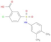 2-CHLORO-5-(3,4-DIMETHYL-PHENYLSULFAMOYL)-BENZOIC ACID