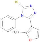 5-(2-Methylfuran-3-yl)-4-phenyl-4H-1,2,4-triazole-3-thiol