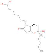 (2R,4aR,5R,7aR)-2-(1,1-Difluoropentyl)-2-hydroxy-6-oxo-3,4,4a,5,7,7a-hexahydrocyclopenta[b]pyran...