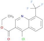 4-CHLORO-8-(TRIFLUOROMETHYL)QUINOLINE-3-CARBOXYLIC ETHYL ESTER