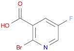 2-BROMO-5-FLUORO-3-PYRIDINECARBOXYLIC ACID