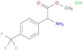 Methyl amino[4-(trifluoromethyl)phenyl]acetate hydrochloride