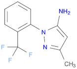 3-METHYL-1-[2-(TRIFLUOROMETHYL)PHENYL]-1H-PYRAZOL-5-AMINE