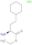 (+)-ETHYL (S)-2-AMINO-4-CYCLOHEXYLBUTYRATE HYDROCHLORIDE