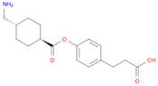 Benzenepropanoic acid,4-[[[trans-4-(aminomethyl)cyclohexyl]carbonyl]oxy]-