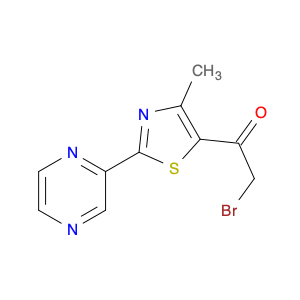 2-BROMO-1-[4-METHYL-2-(2-PYRAZINYL)-1,3-THIAZOL-5-YL]-1-ETHANONE