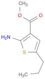 3-Thiophenecarboxylicacid,2-amino-5-propyl-,methylester(9CI)