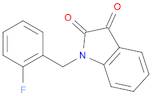 1-[(2-FLUOROPHENYL)METHYL]-1H-INDOLE-2,3-DIONE