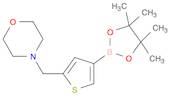 4-([4-(4,4,5,5-TETRAMETHYL-1,3,2-DIOXABOROLAN-2-YL)THIEN-2-YL]METHYL)MORPHOLINE