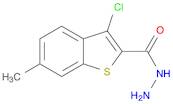 3-CHLORO-6-METHYL-1-BENZOTHIOPHENE-2-CARBOHYDRAZIDE