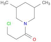 1-(3-chloropropanoyl)-3,5-dimethylpiperidine