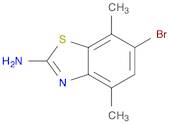 2-BENZOTHIAZOLAMINE, 6-BROMO-4,7-DIMETHYL-