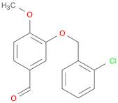 3-[(2-CHLOROBENZYL)OXY]-4-METHOXYBENZALDEHYDE