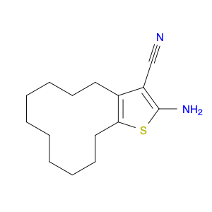 2-Amino-4,5,6,7,8,9,10,11,12,13-decahydrocyclododeca[b]thiophene-3-carbonitrile