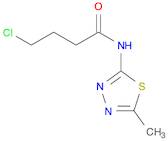 4-chloro-N-(5-methyl-1,3,4-thiadiazol-2-yl)butanamide