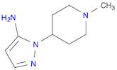 1-(1-METHYLPIPERIDIN-4-YL)-1H-PYRAZOL-5-AMINE