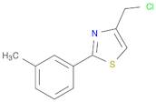 4-(CHLOROMETHYL)-2-(3-METHYLPHENYL)-1,3-THIAZOLE