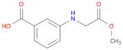 Benzoic acid, 3-[(2-methoxy-2-oxoethyl)amino]- (9CI)