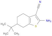 2-AMINO-6-TERT-BUTYL-4,5,6,7-TETRAHYDRO-1-BENZOTHIOPHENE-3-CARBONITRILE