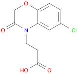 6-Chloro-2,3-dihydro-3-oxo-4H-1,4-benzoxazine-4-propionic acid