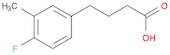 4-(4-FLUORO-3-METHYL-PHENYL)-BUTYRIC ACID