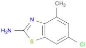 2-Benzothiazolamine,6-chloro-4-methyl-(9CI)