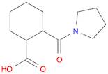 2-(pyrrolidin-1-ylcarbonyl)cyclohexanecarboxylic acid