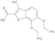 6,7-diethoxy-3-methyl-1-benzofuran-2-carboxylic acid