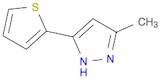 3-METHYL-5-(2-THIENYL)-1H-PYRAZOLE