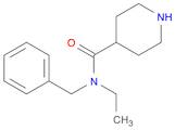 N-benzyl-N-ethylpiperidine-4-carboxamide