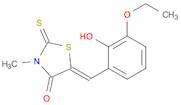 (5Z)-5-(3-ethoxy-2-hydroxybenzylidene)-3-methyl-2-thioxo-1,3-thiazolidin-4-one