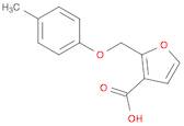 2-[(4-methylphenoxy)methyl]-3-furoic acid