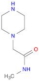 1-Piperazineacetamide,N-methyl-(9CI)