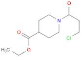 ethyl 1-(3-chloropropanoyl)-4-piperidinecarboxylate