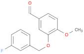 3-[(3-FLUOROBENZYL)OXY]-4-METHOXYBENZALDEHYDE