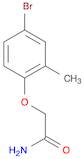 2-(4-bromo-2-methylphenoxy)acetamide