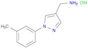 1-[1-(3-methylphenyl)-1H-pyrazol-4-yl]methanamine