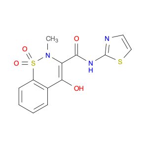 4-Hydroxy-2-methyl-N-(thiazol-2-yl)-2H-benzo[e][1,2]thiazine-3-carboxamide 1,1-dioxide