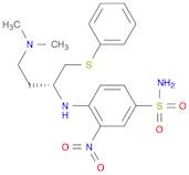 4-[[(R)-3-Dimethylamino-1-[(phenylsulfanyl)methyl]propyl]amino]-3-nitrobenzenesulfonamide